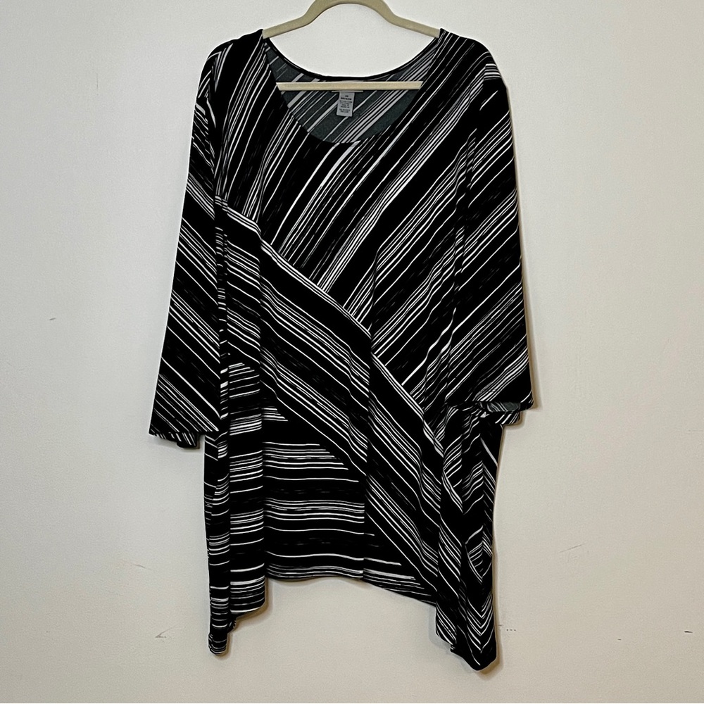 Catherine’s Black and White Striped Tunic